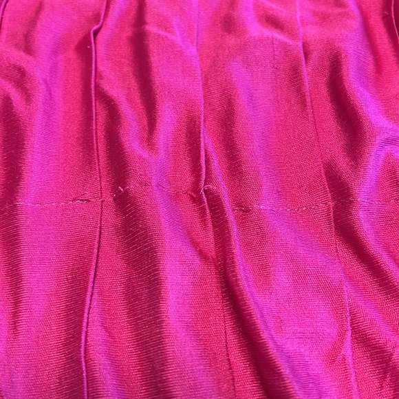 Barbie pink missoni ruched exaggerated sleeve top sz m vintage - Picture 5 of 8